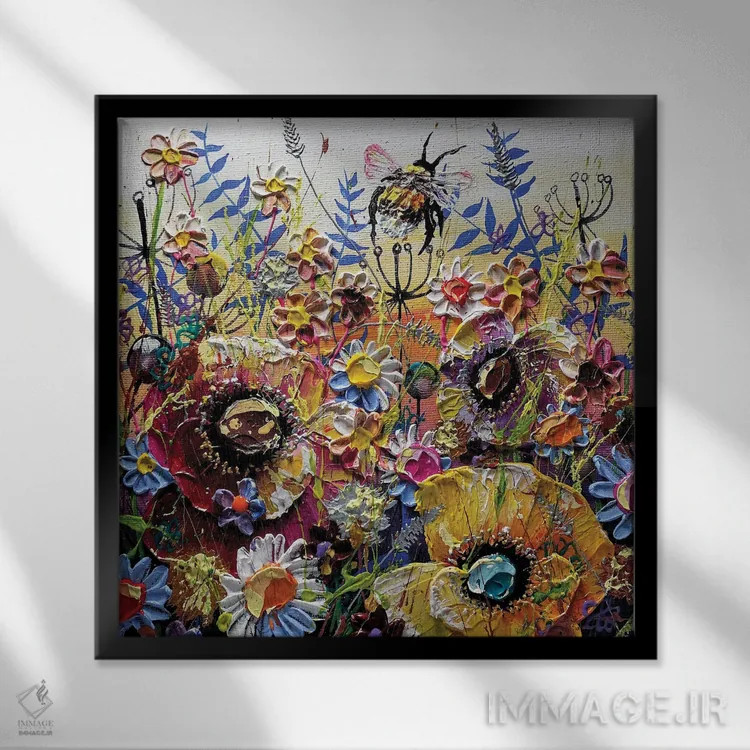 تابلو همه چیز عالی I اثر اندرو آلن جانسون - نمای قابدار مشکی