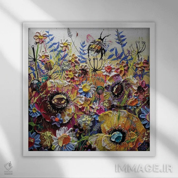 تابلو همه چیز عالی I اثر اندرو آلن جانسون - نمای قابدار سفید