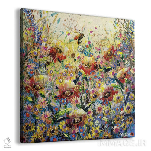 تابلو چمنزار شقایق اثر اندرو آلن جانسون - نمای پرسپکتیو محصول