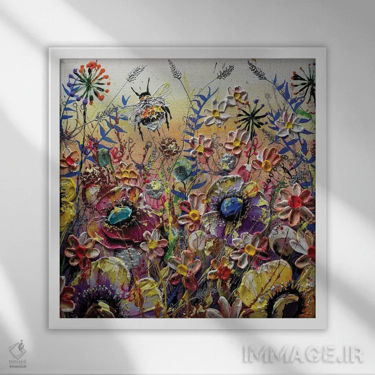 تابلو همه چیز عالی II اثر اندرو آلن جانسون - نمای قابدار سفید