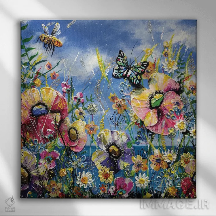 تابلو اقیانوسی از امکانات اثر اندرو آلن جانسون - نمای روبهرو روی دیوار