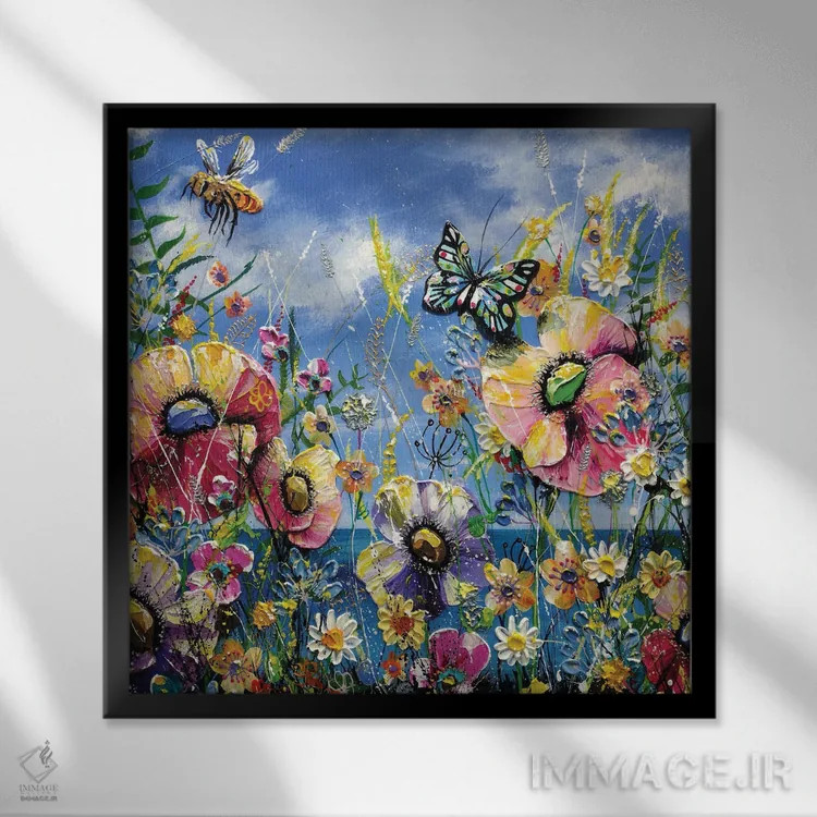 تابلو اقیانوسی از امکانات اثر اندرو آلن جانسون - نمای قابدار مشکی