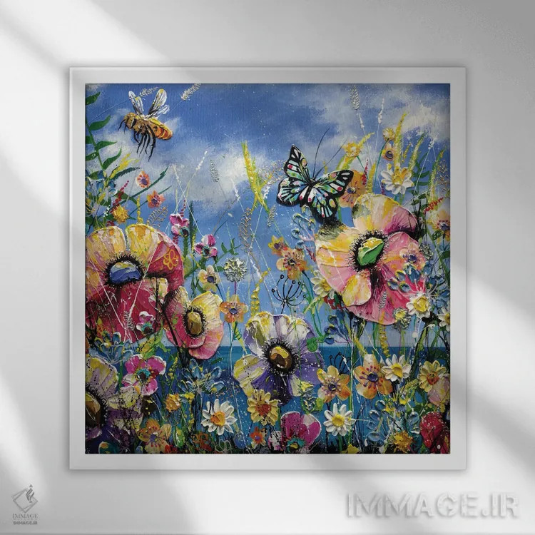 تابلو اقیانوسی از امکانات اثر اندرو آلن جانسون - نمای قابدار سفید