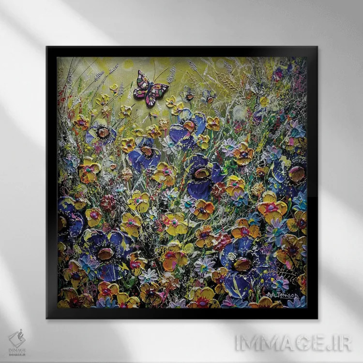 تابلو یافتن امید اثر اندرو آلن جانسون - نمای قابدار مشکی