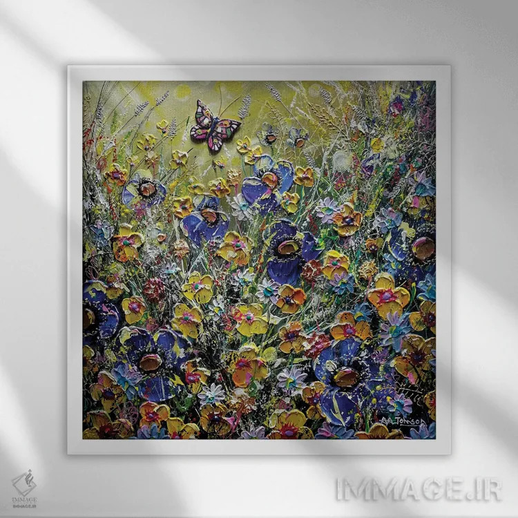 تابلو یافتن امید اثر اندرو آلن جانسون - نمای قابدار سفید