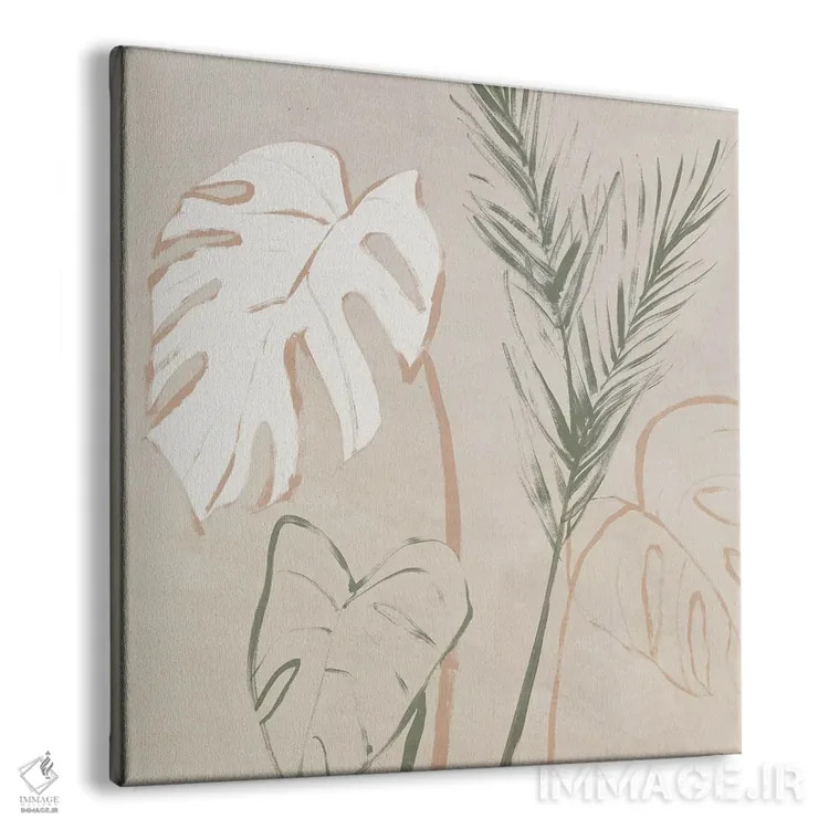 تابلو نخلهای بوهو I (سبک بوهمی) اثر آریا کِی - نمای پرسپکتیو محصول