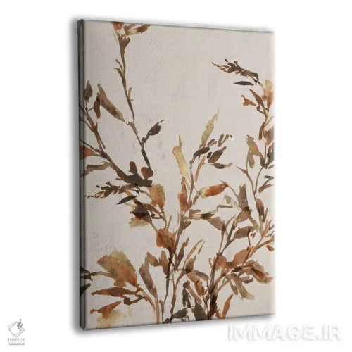 تابلو برگ طلایی I اثر آریا کِی - نمای پرسپکتیو محصول