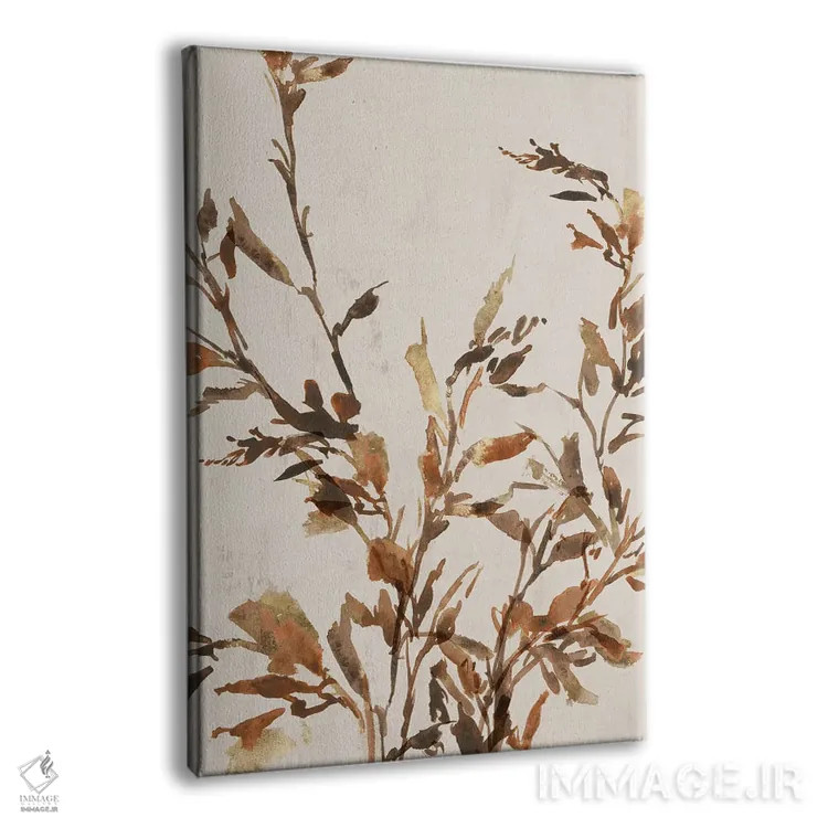 تابلو برگ طلایی I اثر آریا کِی - نمای پرسپکتیو محصول