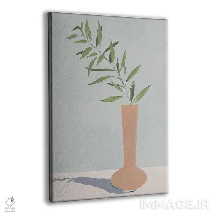 تابلو گلدان سفالی I اثر آریا کِی - نمای پرسپکتیو محصول