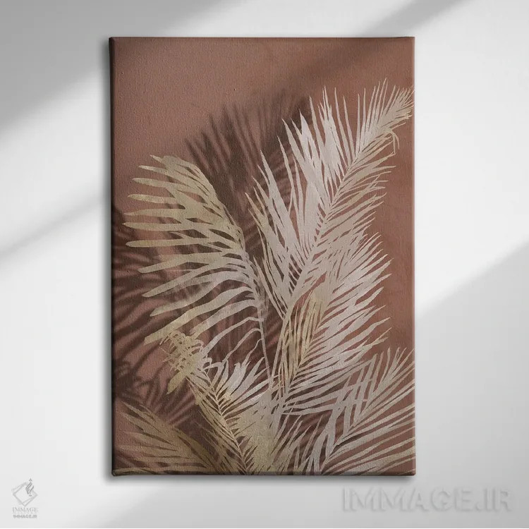 تابلو گرمسیری گرم I اثر آریا کِی - نمای روبهرو روی دیوار