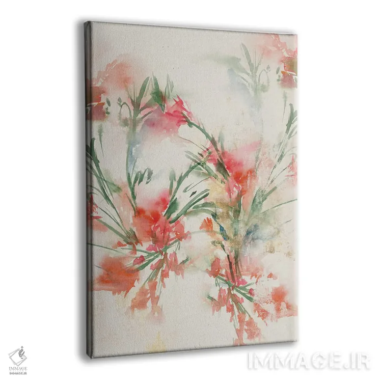 تابلو گلهای قرمز II اثر آریا کِی - نمای پرسپکتیو محصول