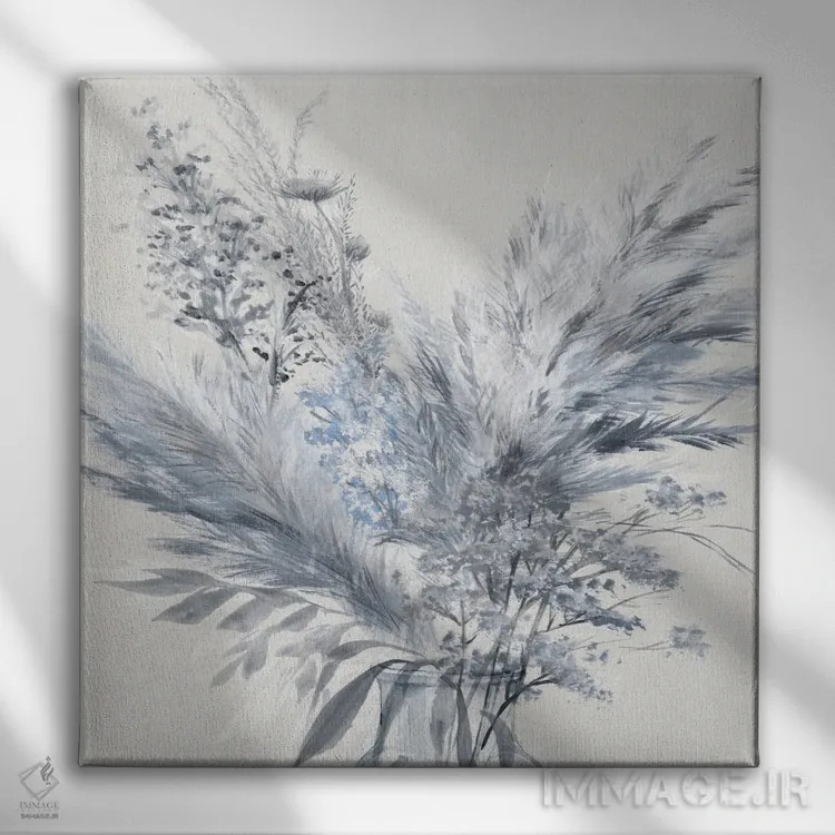 تابلو جین I (نام یا پارچه جین) اثر آریا کِی - نمای روبهرو روی دیوار