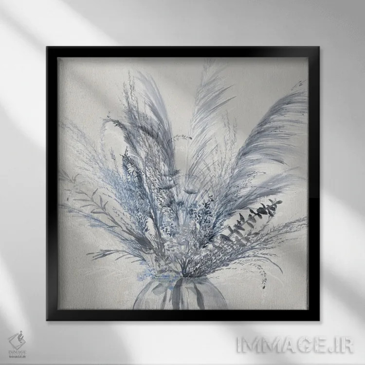 تابلو جین II (نام یا پارچه جین) اثر آریا کِی - نمای قابدار مشکی