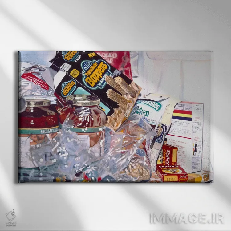 تابلو آشپزخانه لوری اثر آندریا آلوین - نمای روبهرو روی دیوار