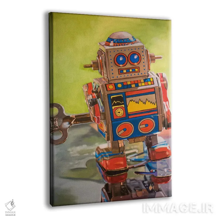 تابلو ربات کوچک اثر آندریا آلوین - نمای پرسپکتیو محصول