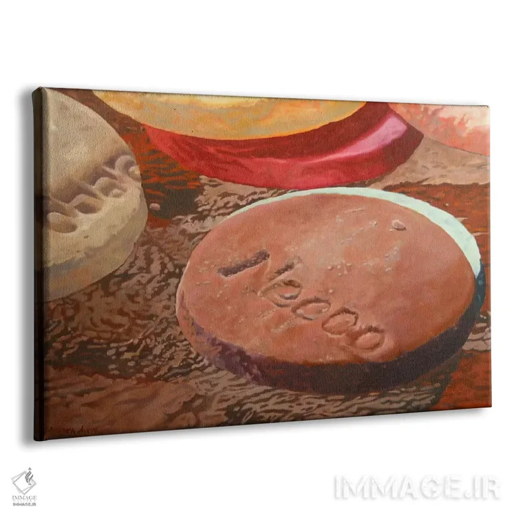 تابلو آبنبات ویفر II اثر آندریا آلوین - نمای پرسپکتیو محصول