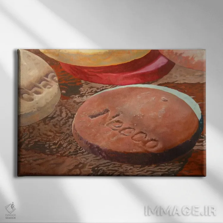 تابلو آبنبات ویفر II اثر آندریا آلوین - نمای روبهرو روی دیوار