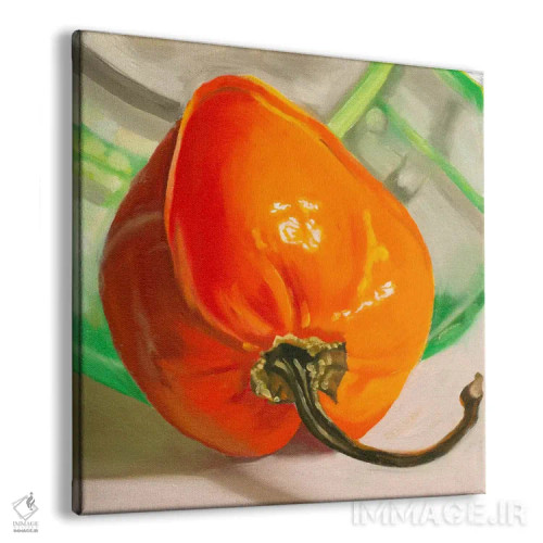 تابلو فلفل هابانرو نارنجی (نوعی فلفل تند) اثر آندریا آلوین - نمای پرسپکتیو محصول