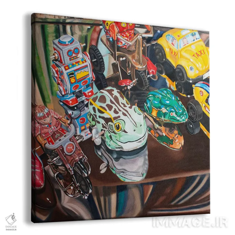 تابلو آماده باش، حرکت کن! اثر آندریا آلوین - نمای پرسپکتیو محصول