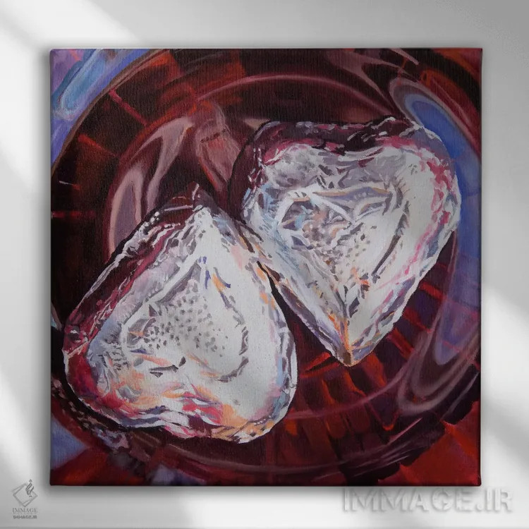 تابلو عزیزان اثر آندریا آلوین - نمای روبهرو روی دیوار