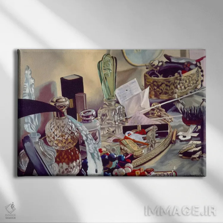 تابلو کمد لباس اثر آندریا آلوین - نمای روبهرو روی دیوار