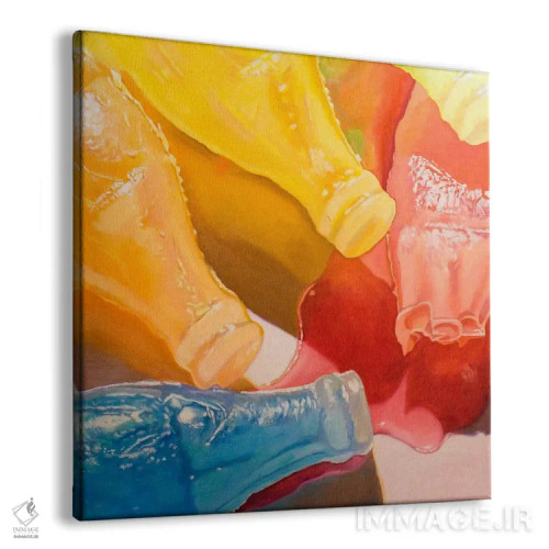 تابلو بطریهای مومی اثر آندریا آلوین - نمای پرسپکتیو محصول