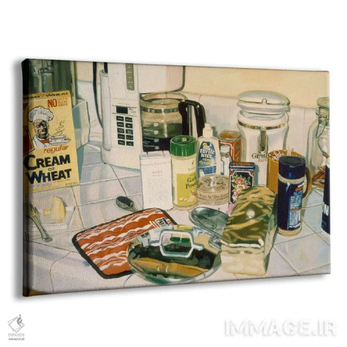 تابلو صبحانه آماده است اثر آندریا آلوین - نمای پرسپکتیو محصول