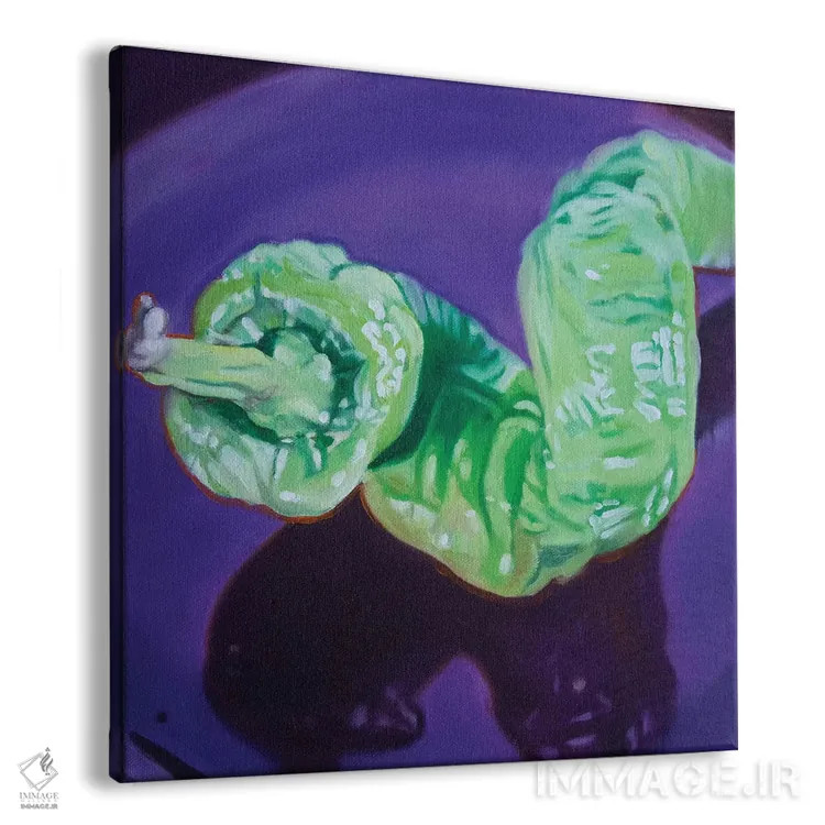 تابلو فلفل فرخورده اثر آندریا آلوین - نمای پرسپکتیو محصول