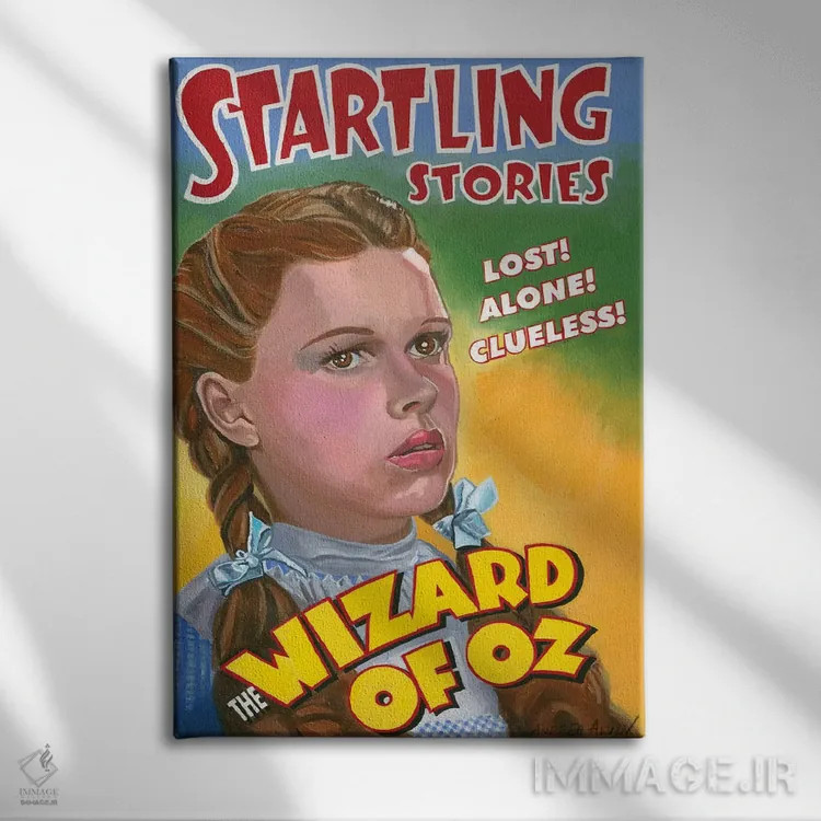 تابلو دوروتی (نام دخترانه) اثر آندریا آلوین - نمای روبهرو روی دیوار