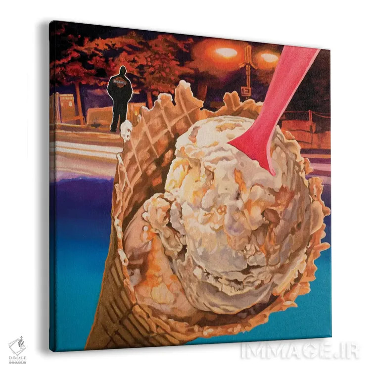 تابلو بستنی اثر آندریا آلوین - نمای پرسپکتیو محصول