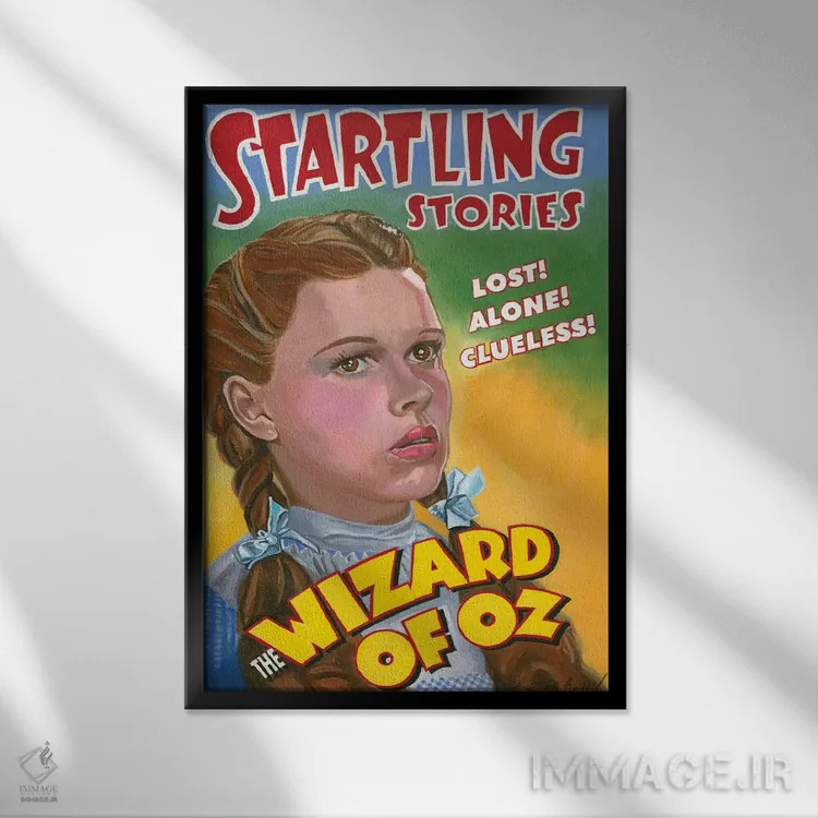 تابلو دوروتی (نام دخترانه) اثر آندریا آلوین - نمای قابدار مشکی