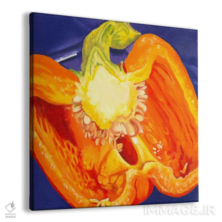 تابلو فلفل بریده شده اثر آندریا آلوین - نمای پرسپکتیو محصول