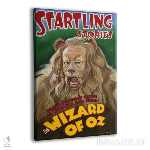 تابلو شیر (حیوان) اثر آندریا آلوین - نمای پرسپکتیو محصول