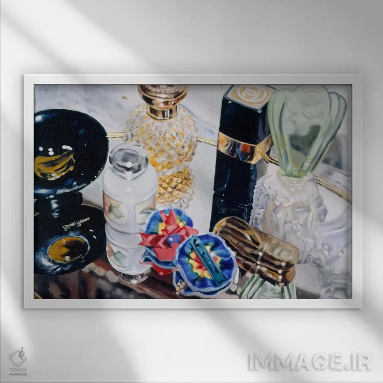 تابلو بزرگ شدن I اثر آندریا آلوین - نمای قابدار سفید