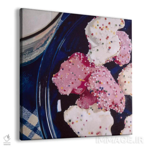 تابلو بیسکویت حیوانات یخزده اثر آندریا آلوین - نمای پرسپکتیو محصول