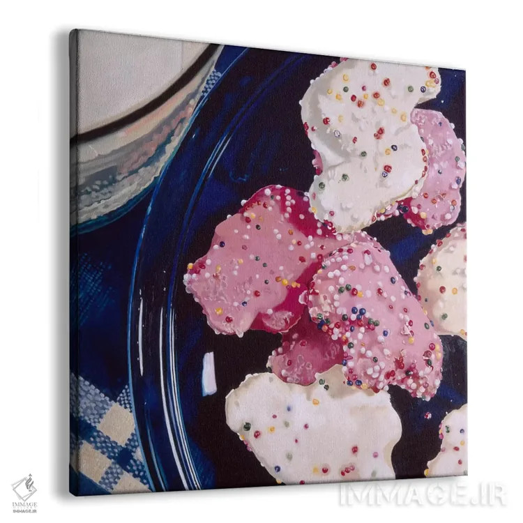 تابلو بیسکویت حیوانات یخزده اثر آندریا آلوین - نمای پرسپکتیو محصول