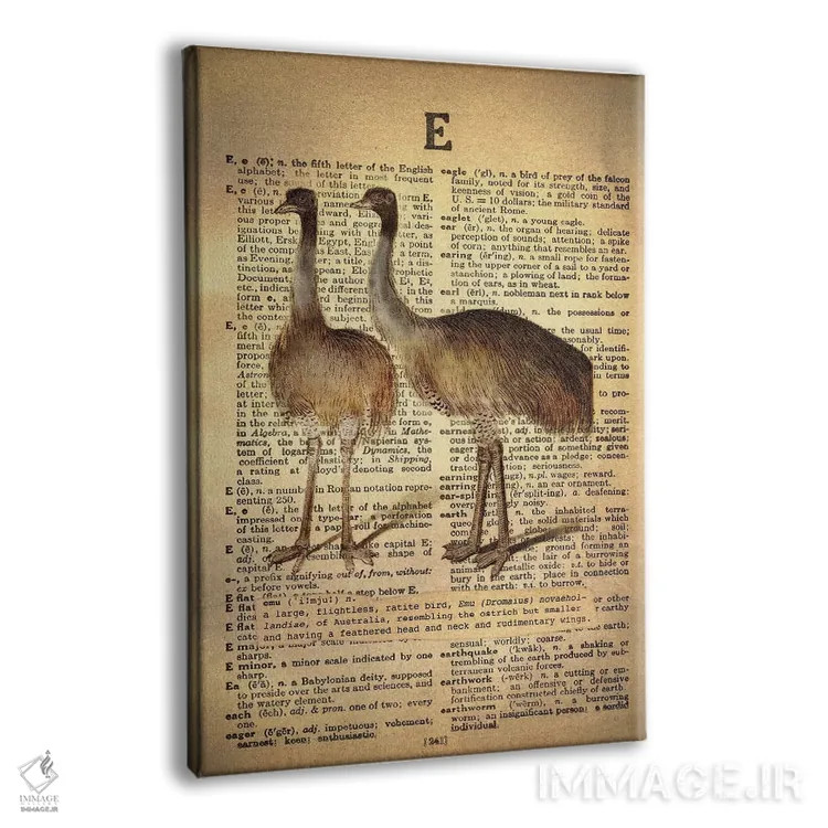 تابلو E (حرف الفبا) اثر فایو بای فایو کالکتیو - نمای پرسپکتیو محصول