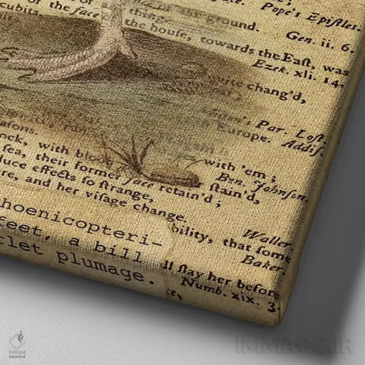 تابلو F (حرف الفبا) اثر فایو بای فایو کالکتیو - نمای نزدیک بافت بوم