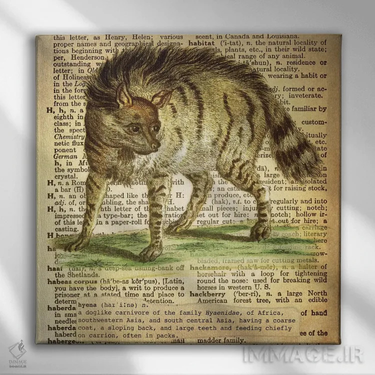 تابلو H (حرف الفبا) اثر فایو بای فایو کالکتیو - نمای روبهرو روی دیوار