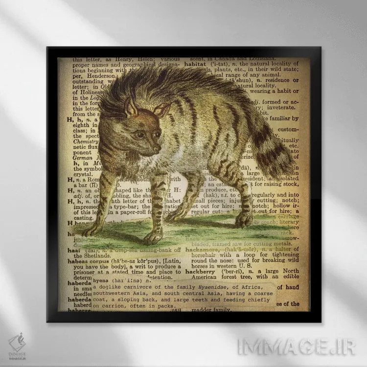 تابلو H (حرف الفبا) اثر فایو بای فایو کالکتیو - نمای قابدار مشکی