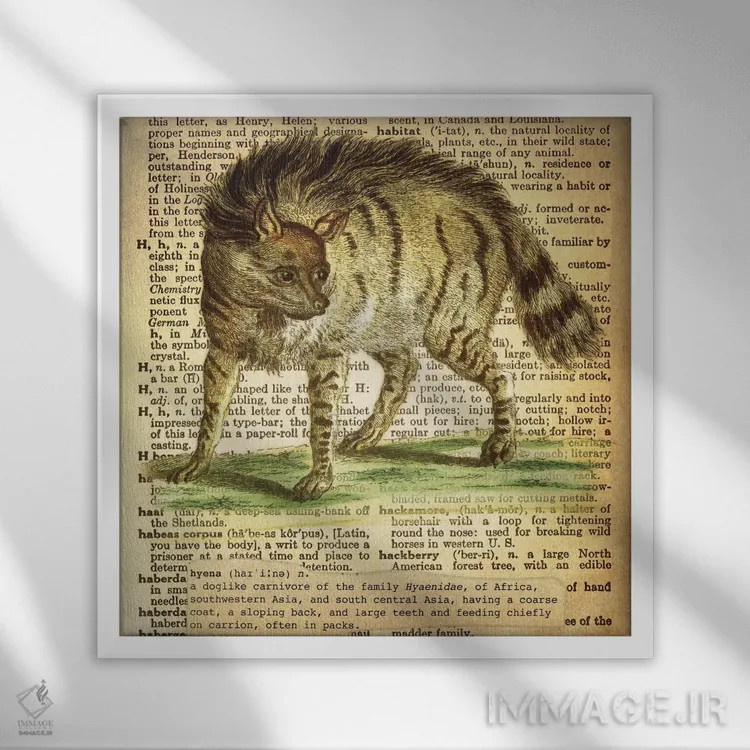 تابلو H (حرف الفبا) اثر فایو بای فایو کالکتیو - نمای قابدار سفید