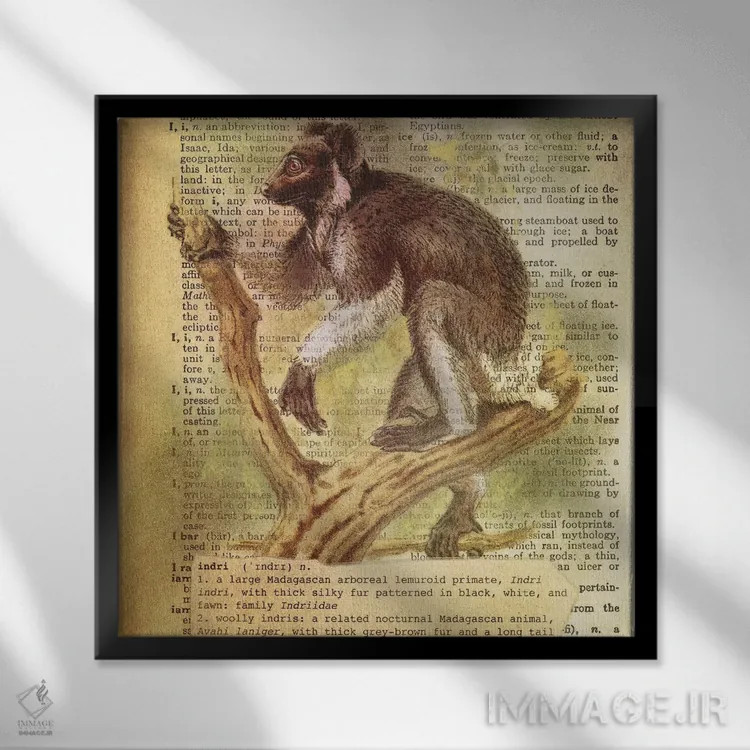 تابلو I (حرف الفبا) اثر فایو بای فایو کالکتیو - نمای قابدار مشکی