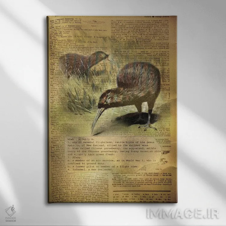 تابلو K (حرف الفبا) اثر فایو بای فایو کالکتیو - نمای روبهرو روی دیوار