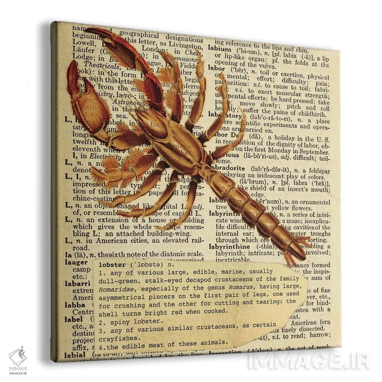 تابلو L (حرف الفبا) اثر فایو بای فایو کالکتیو - نمای پرسپکتیو محصول