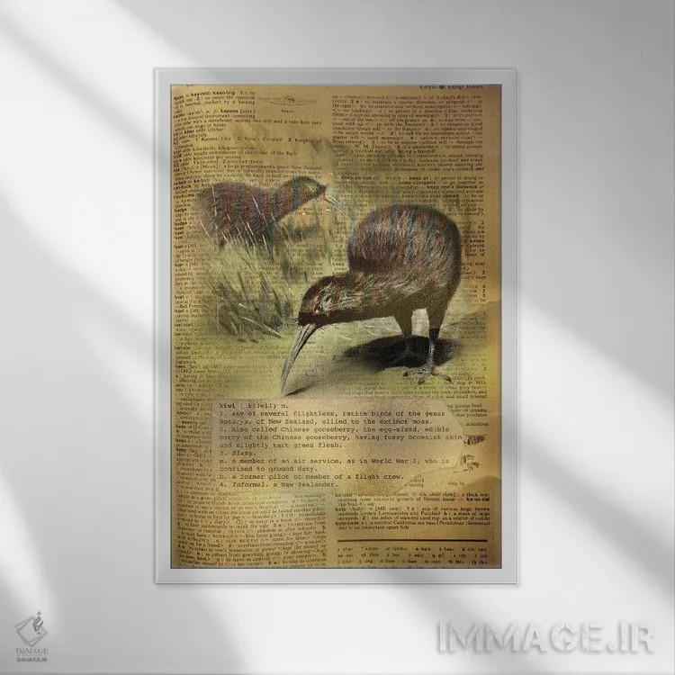 تابلو K (حرف الفبا) اثر فایو بای فایو کالکتیو - نمای قابدار سفید