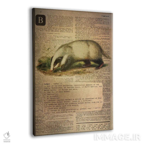 تابلو B (حرف الفبا) اثر فایو بای فایو کالکتیو - نمای پرسپکتیو محصول