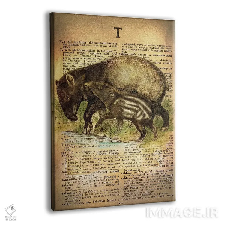 تابلو T (حرف الفبا) اثر فایو بای فایو کالکتیو - نمای پرسپکتیو محصول