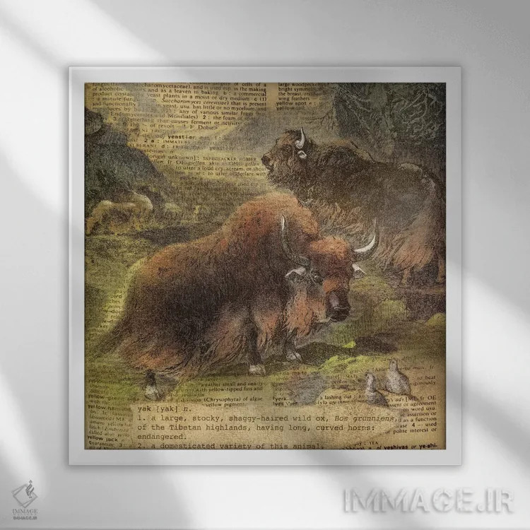 تابلو Y (حرف الفبا) اثر فایو بای فایو کالکتیو - نمای قابدار سفید