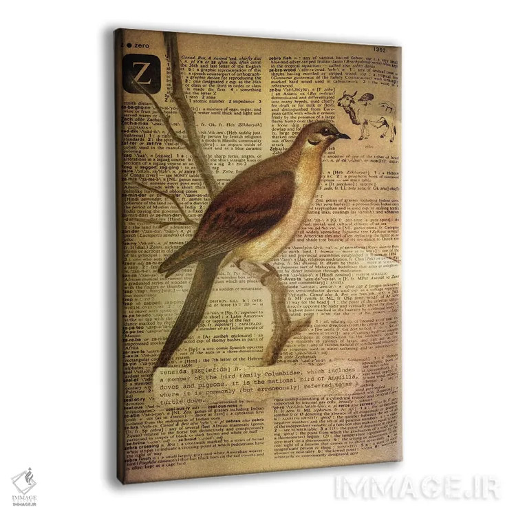 تابلو Z (حرف الفبا) اثر فایو بای فایو کالکتیو - نمای پرسپکتیو محصول