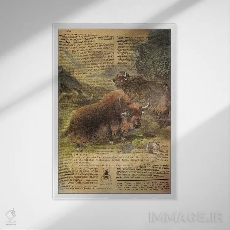 تابلو Y (حرف الفبا) اثر فایو بای فایو کالکتیو - نمای قابدار سفید